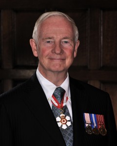 His Excellency the Right Honourable David Johnston, C.C., C.M.M., C.O.M., C.D., Governor General and Commander-in-Chief of Canada Photo credit: Sgt Serge Gouin, Rideau Hall © Her Majesty The Queen in Right of Canada represented by the Office of the Secretary to the Governor General (2010)